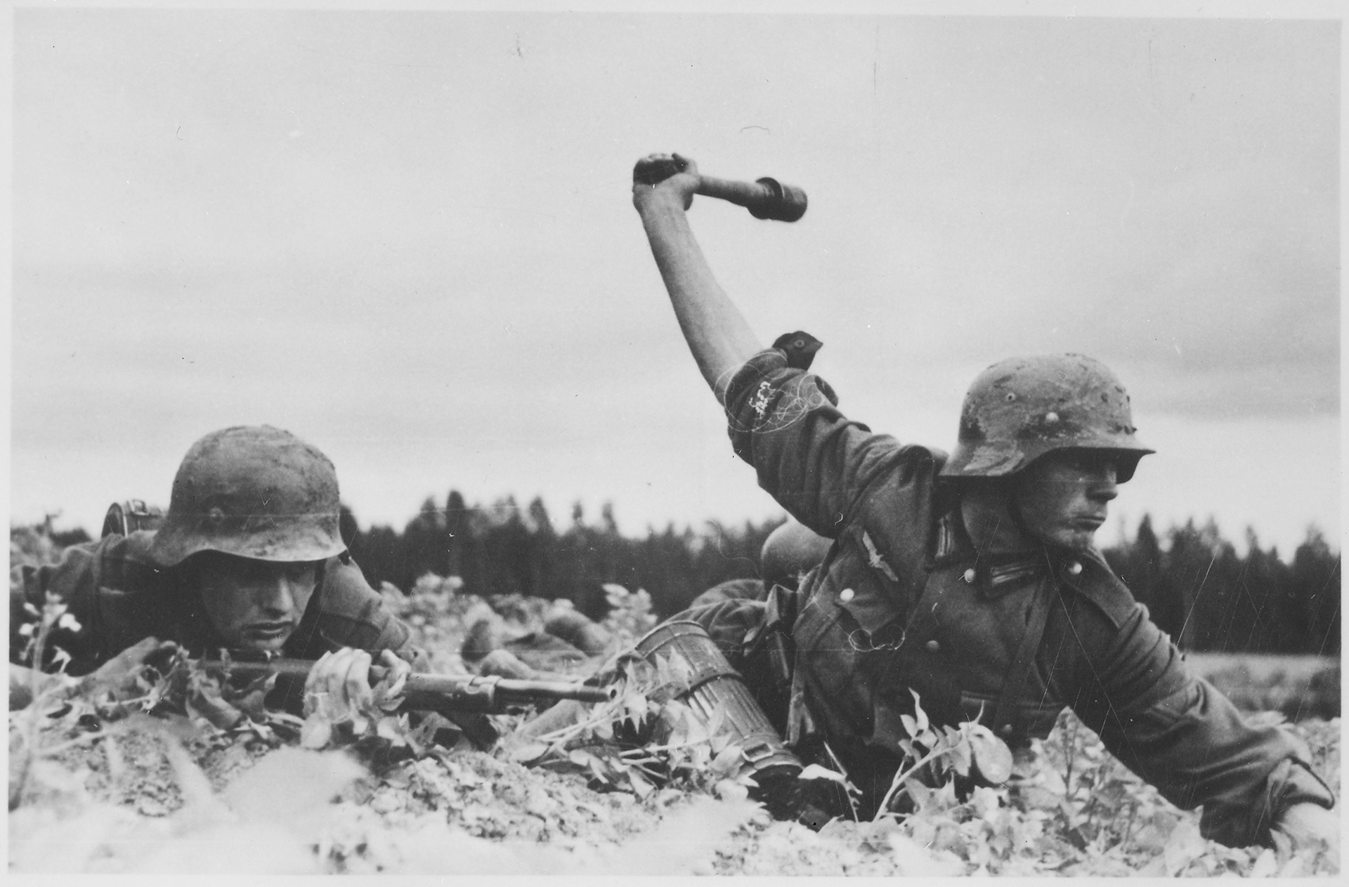 German soldiers in the Soviet Union, 1941.