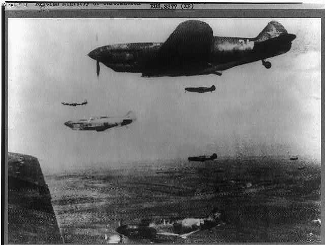 Lagg-3 fighters of the Red Air Force