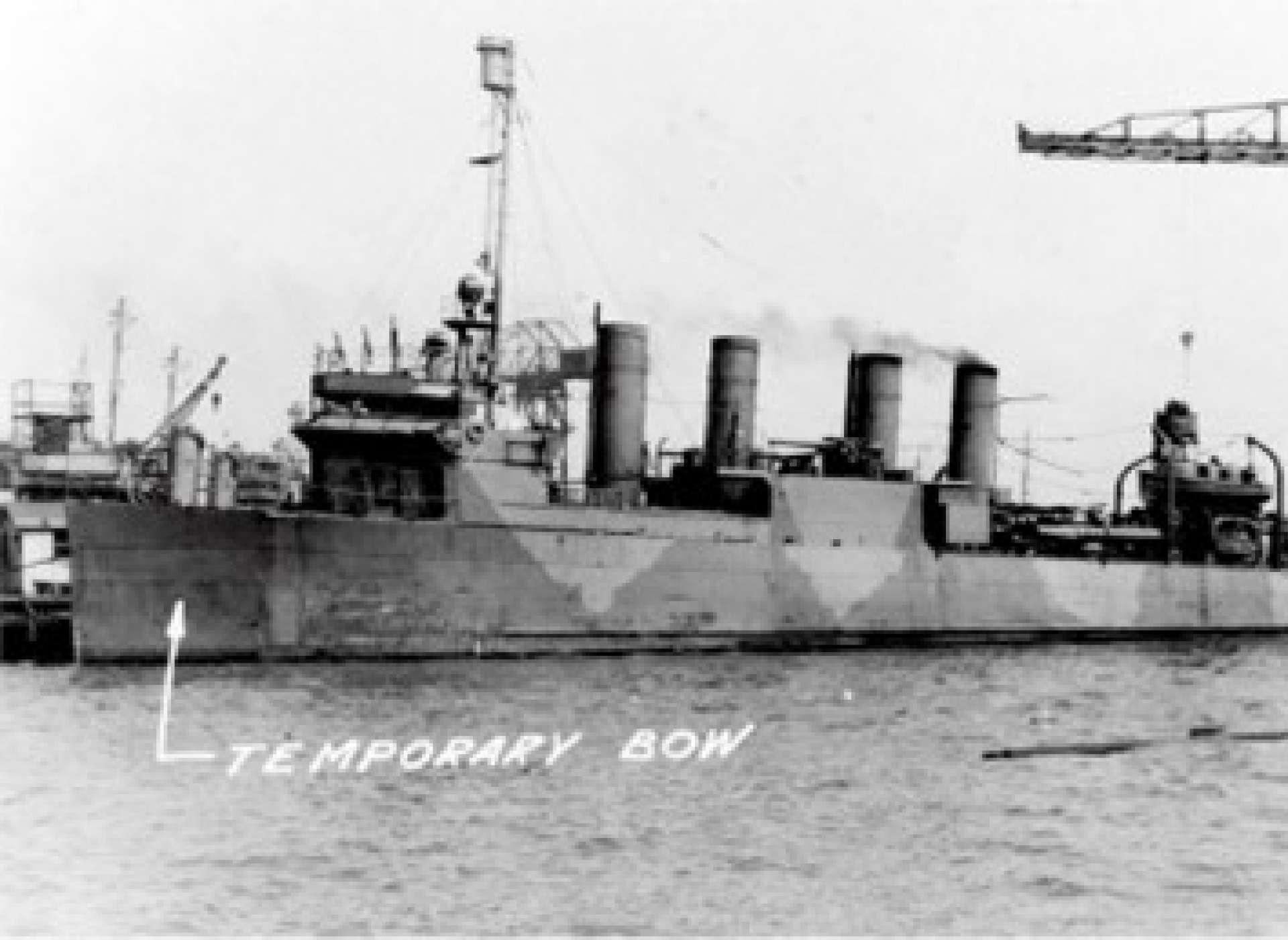 USS Blakeley at the Philadelphia Navy Yard on July 15, 1942,